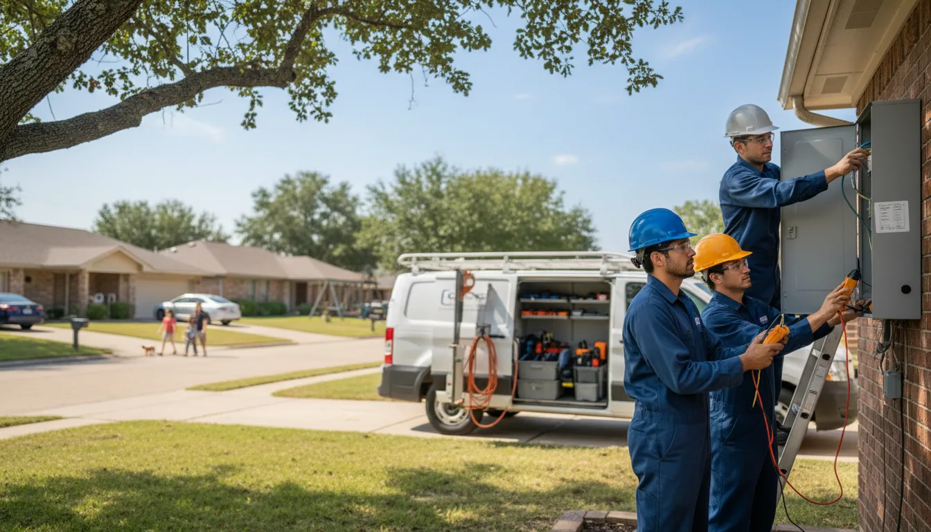 Certified electrician providing emergency electrical services in Oelwein, IA
